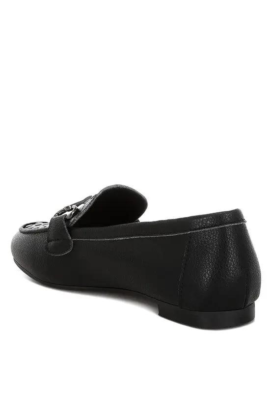 Modaha Horsebit & Embellished Real Leather Loafers for Women - Love Salve